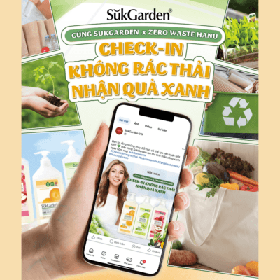 Check-in không rác thải - Nhận quà xanh