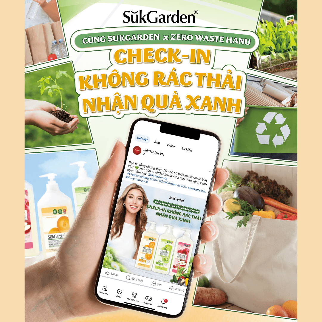 Check-in không rác thải - Nhận quà xanh